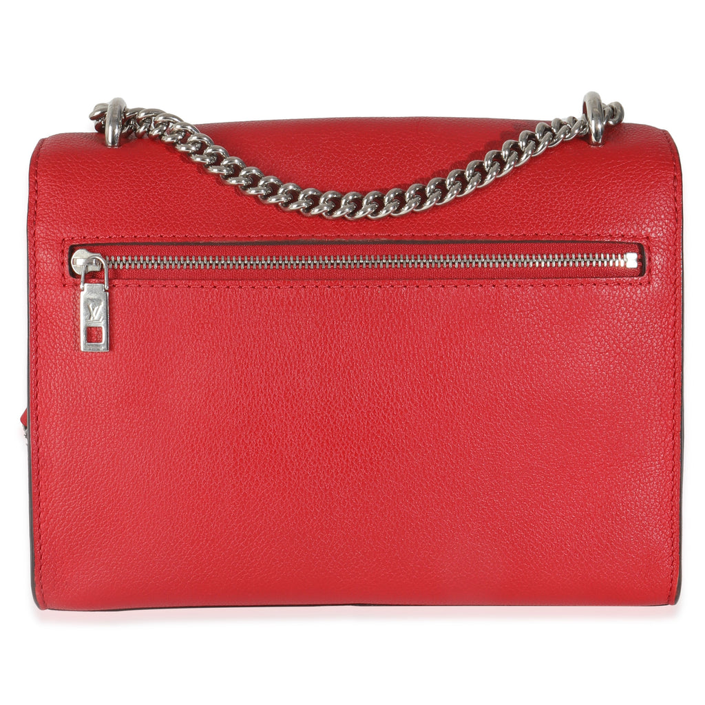 Louis Vuitton Rubis Soft Calfskin Mylockme Chain BB