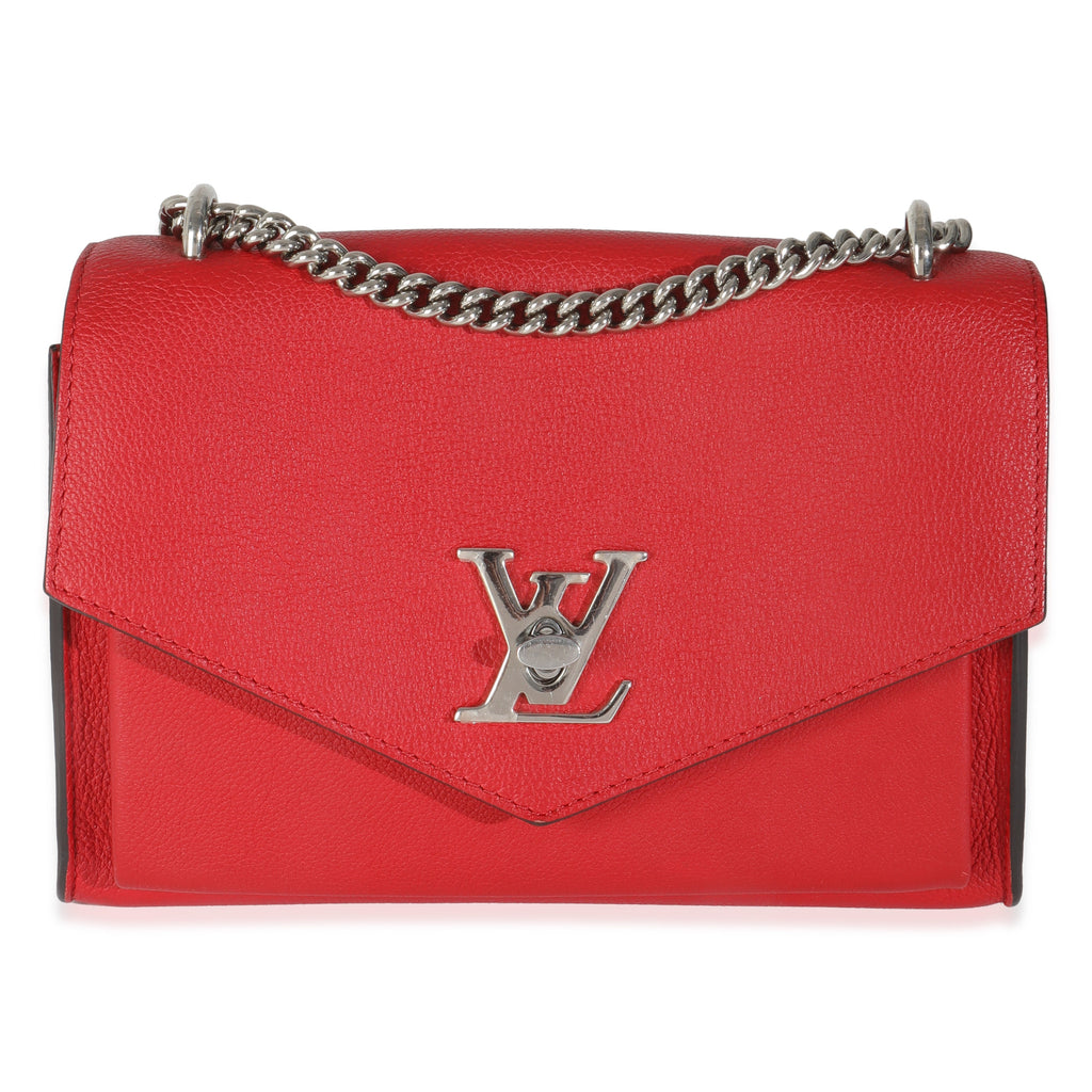 Louis Vuitton Rubis Soft Calfskin Mylockme Chain BB