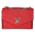 Louis Vuitton Rubis Soft Calfskin Mylockme Chain BB
