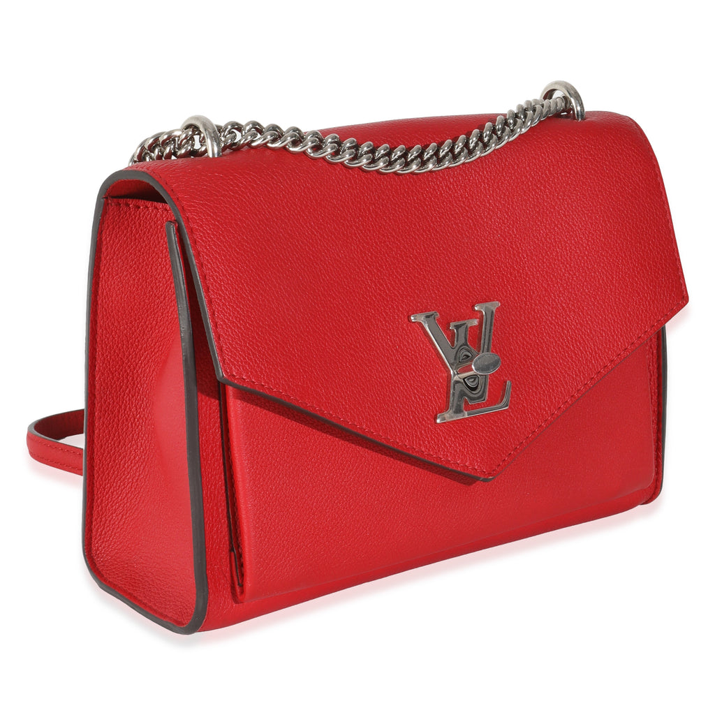Louis Vuitton Rubis Soft Calfskin Mylockme Chain BB