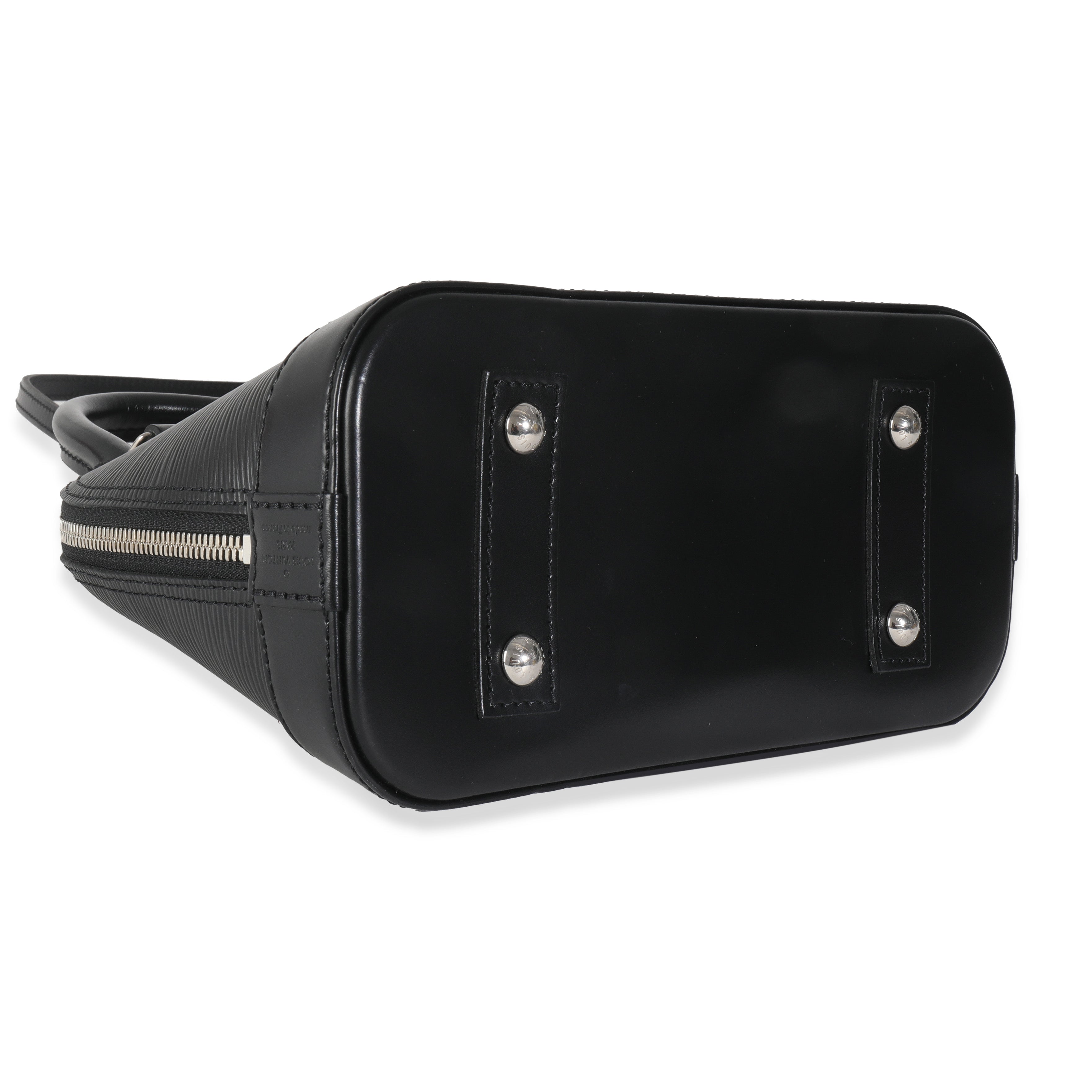 Louis Vuitton Black Epi Alma BB
