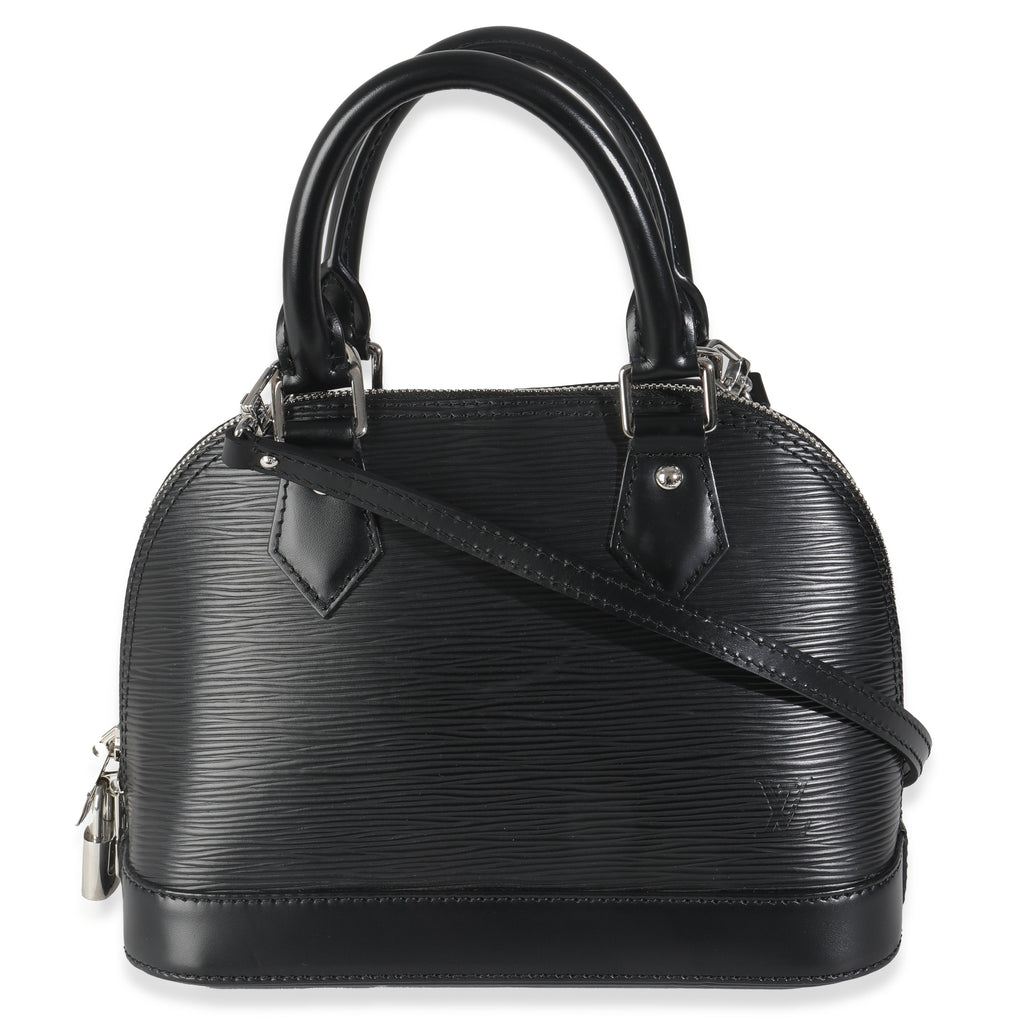 Louis Vuitton Black Epi Alma BB