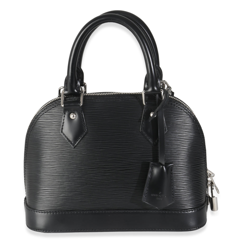 Louis Vuitton Black Epi Alma BB