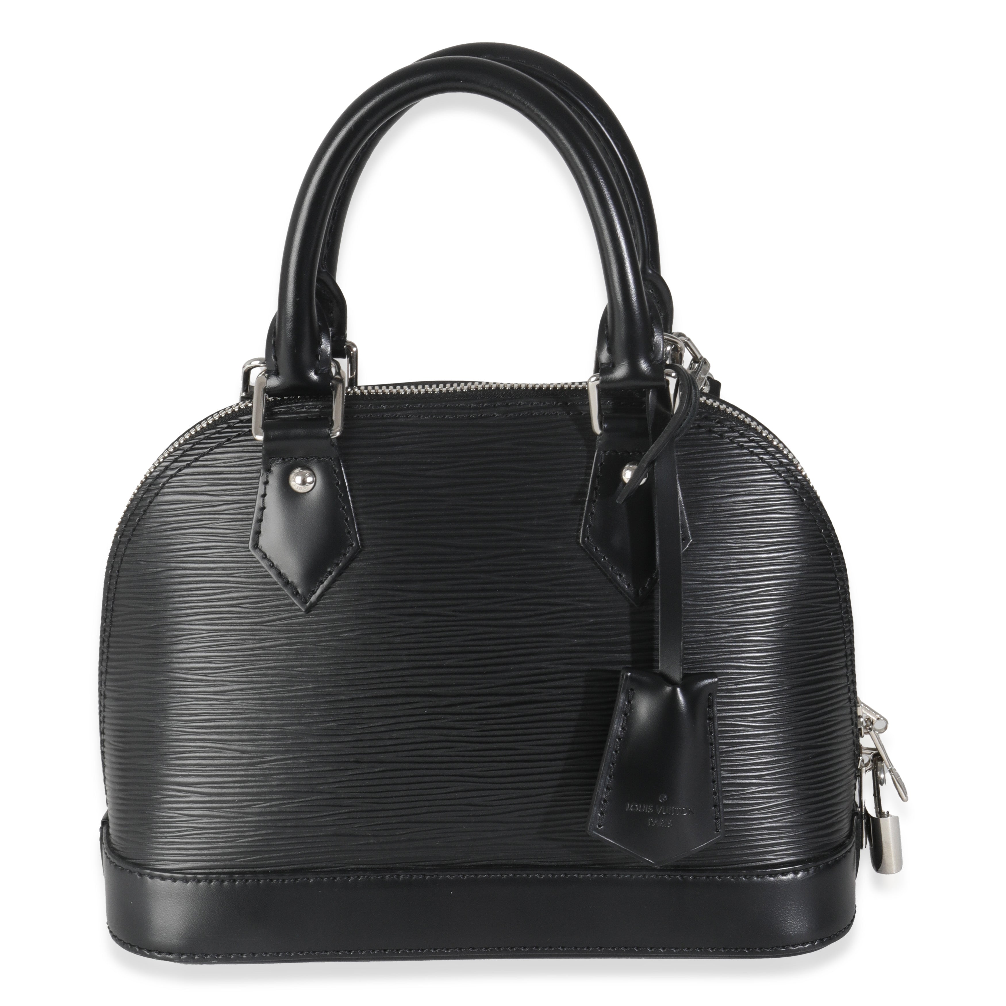 Louis Vuitton Black Epi Alma BB