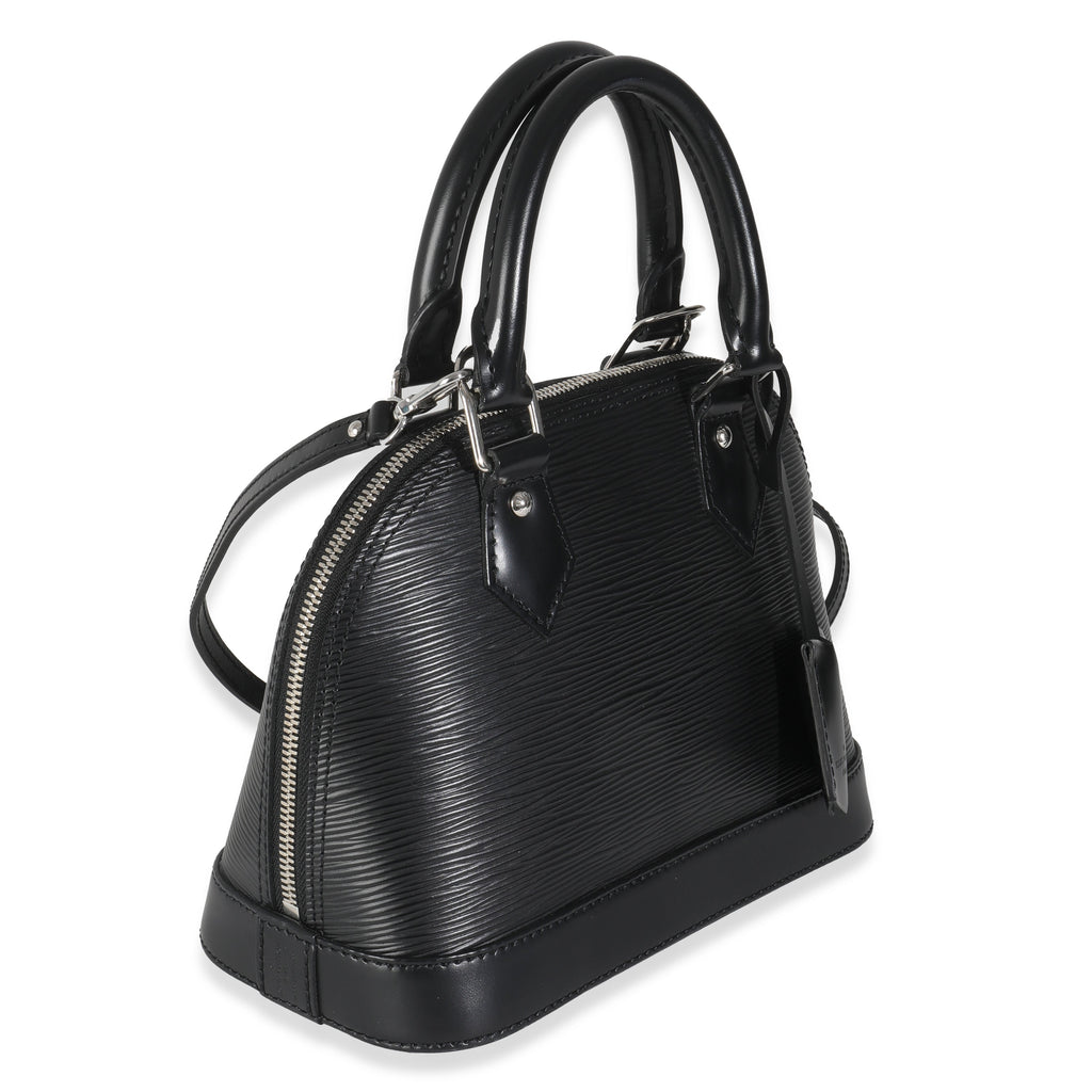 Louis Vuitton Black Epi Alma BB