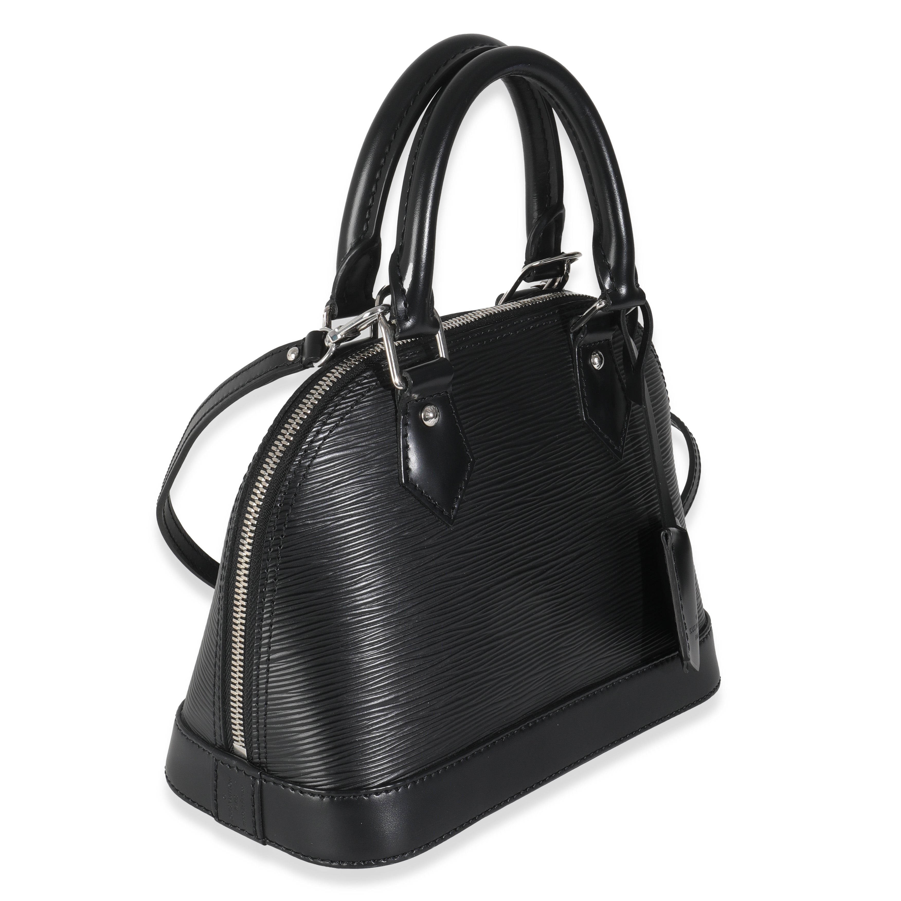 Louis Vuitton Black Epi Alma BB