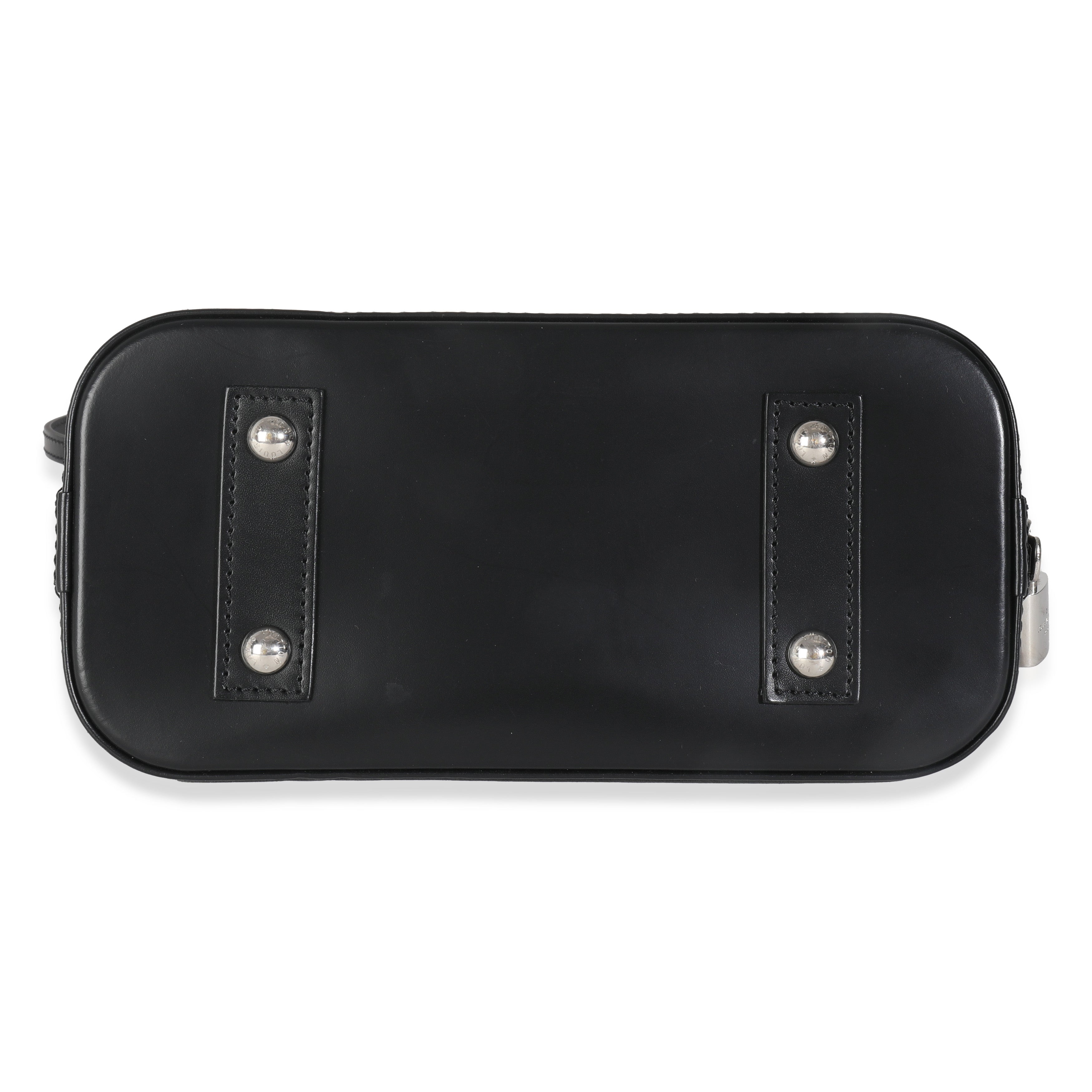 Louis Vuitton Black Epi Alma BB