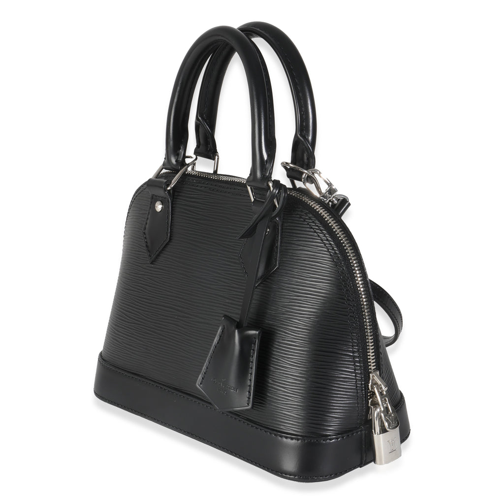 Louis Vuitton Black Epi Alma BB