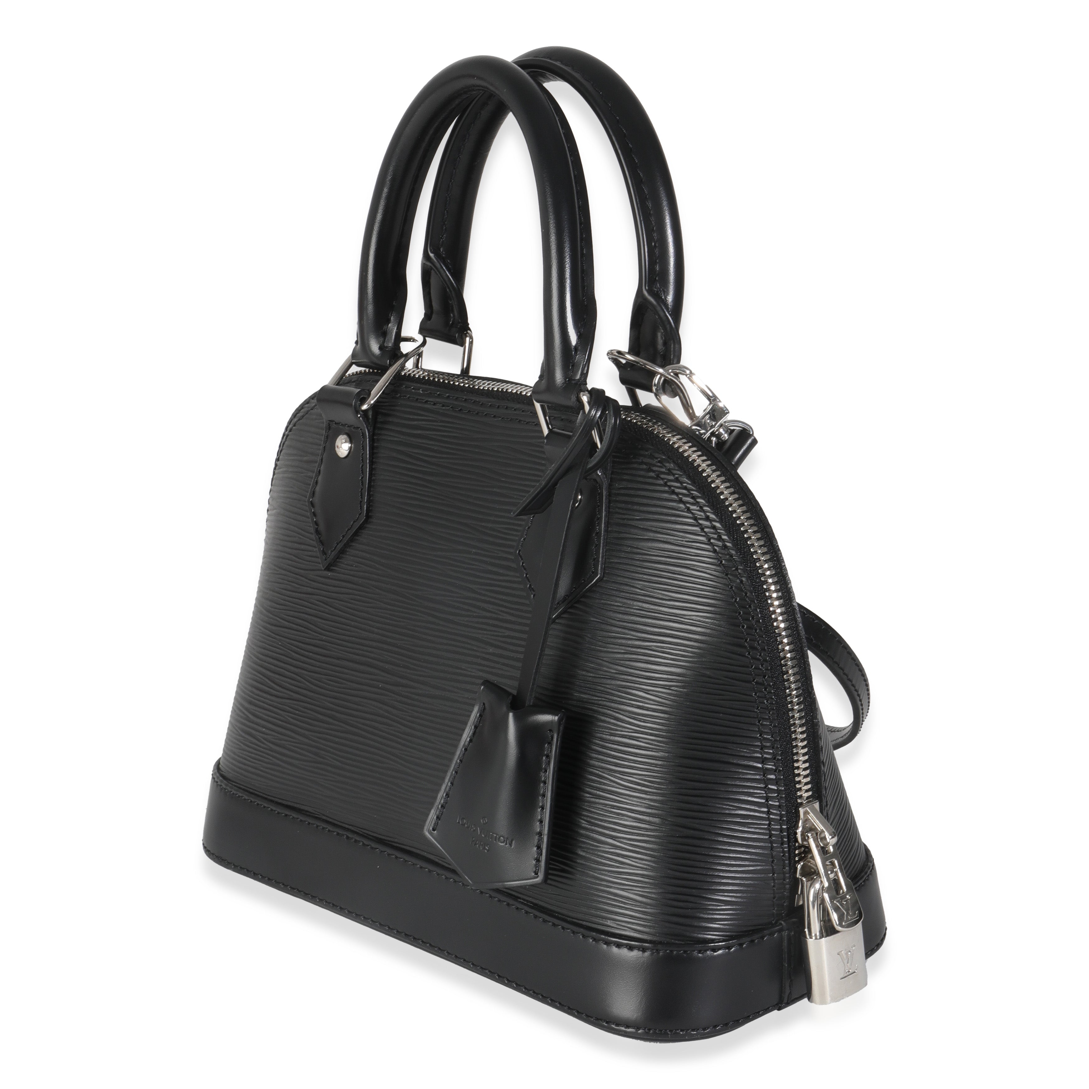 Louis Vuitton Black Epi Alma BB