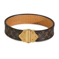 Louis Vuitton Gold-Plated Nano Monogram Bracelet