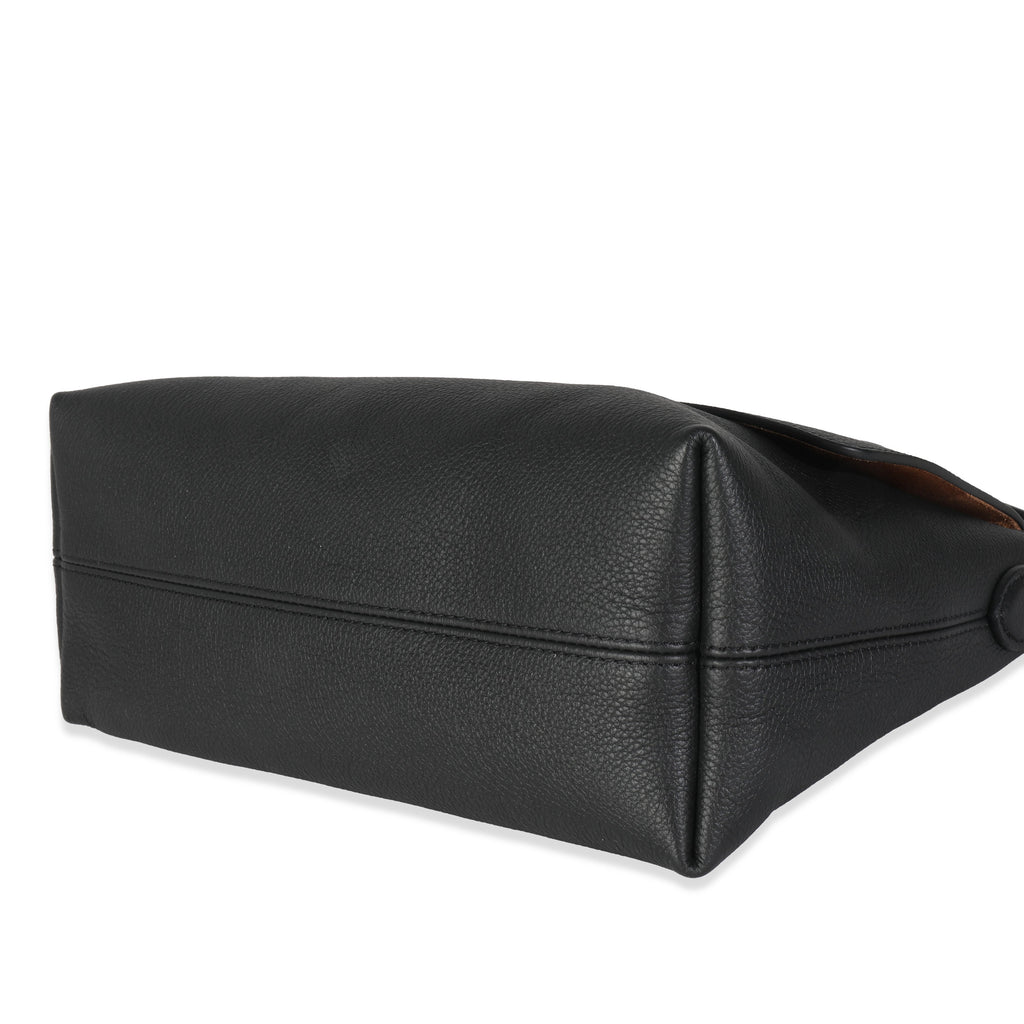 Louis Vuitton Black Grained Calf Leather Low Key Messenger
