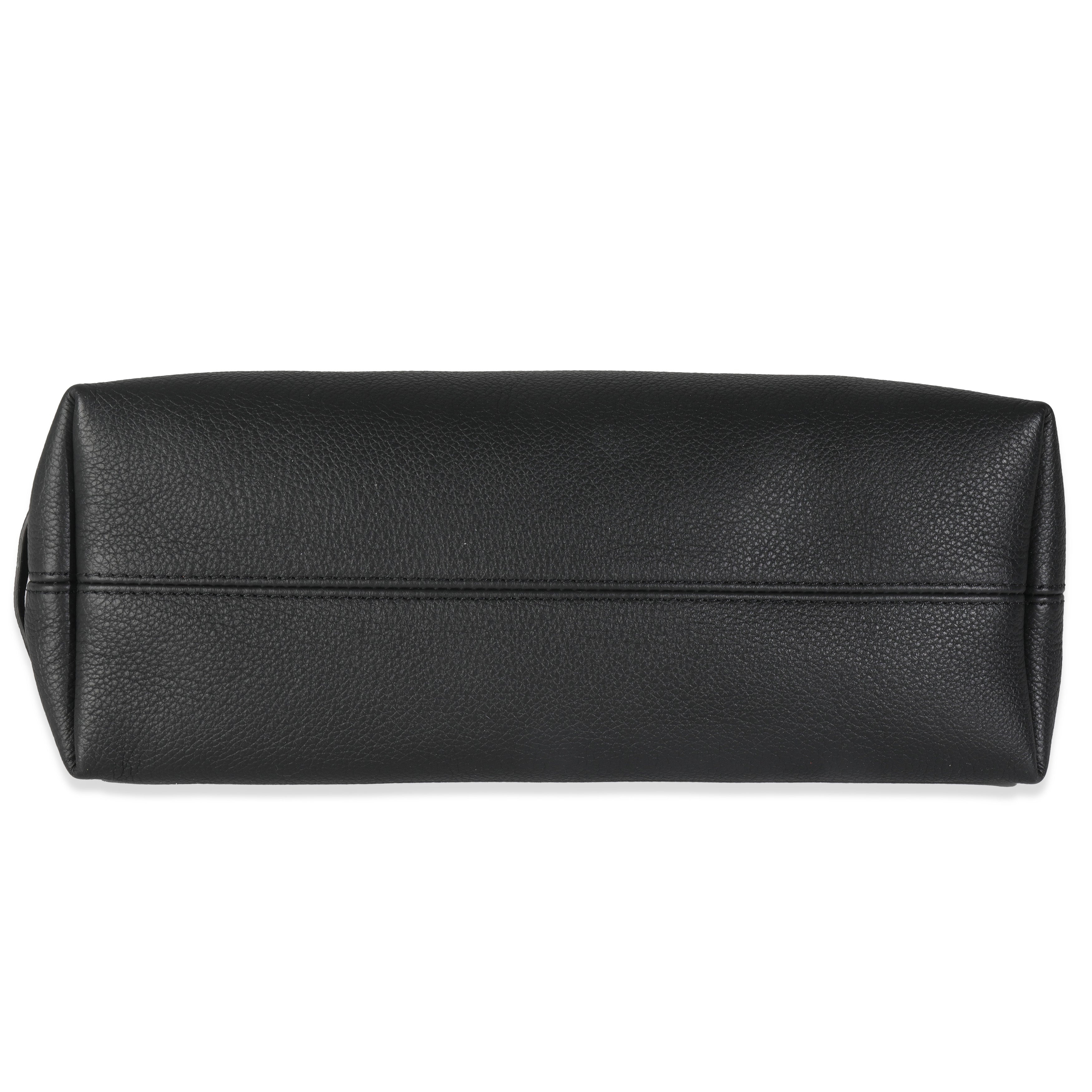 Louis Vuitton Black Grained Calf Leather Low Key Messenger