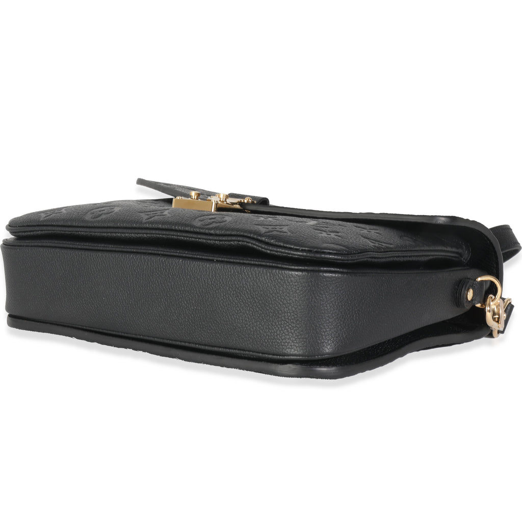 Louis Vuitton Black Monogram Empreinte Pochette Metis