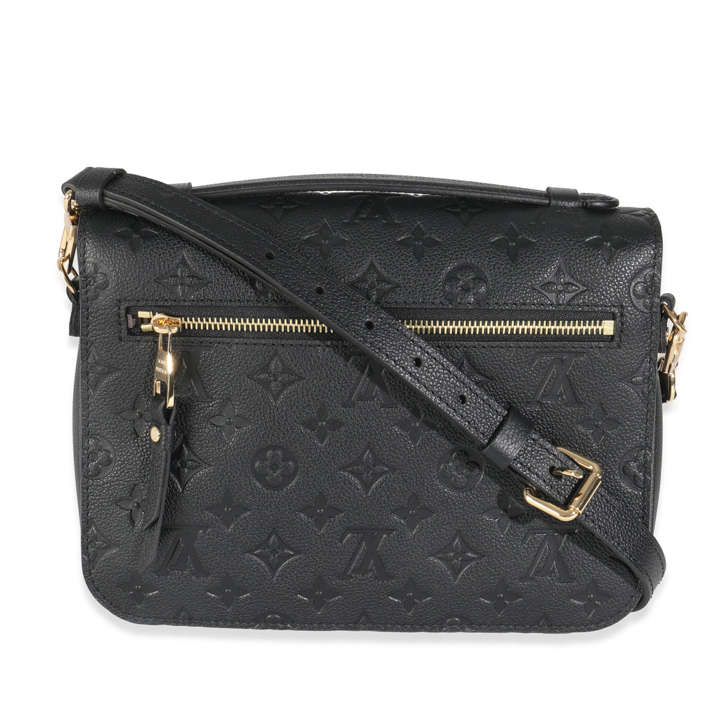 Louis Vuitton Black Monogram Empreinte Pochette Metis