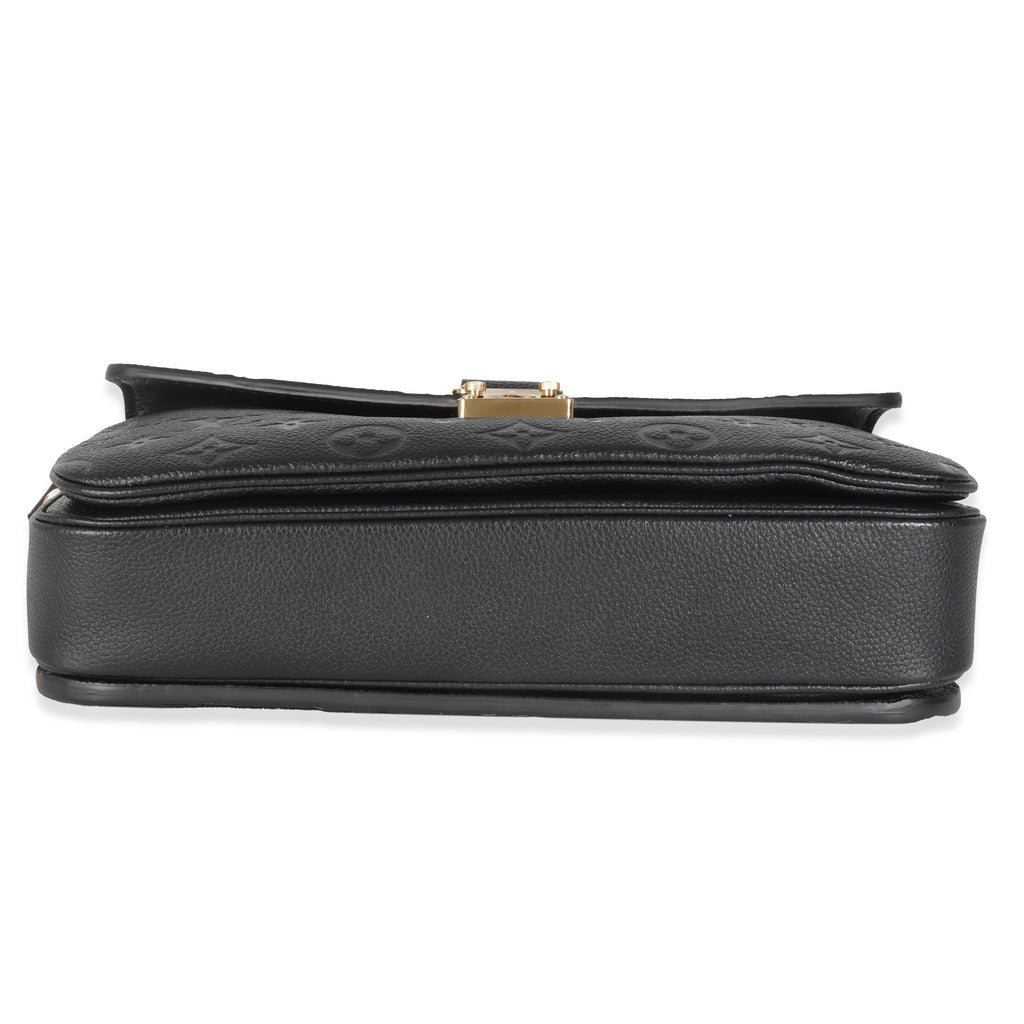 Louis Vuitton Black Monogram Empreinte Pochette Metis