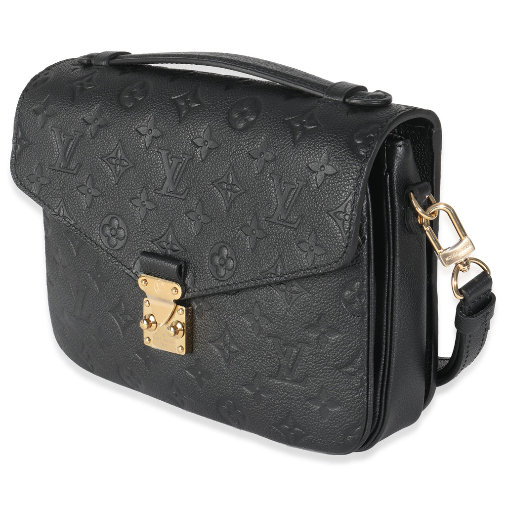 Louis Vuitton Black Monogram Empreinte Pochette Metis