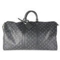 Louis Vuitton Monogram Eclipse Canvas Keepall Bandouliere 55