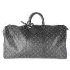 Louis Vuitton Monogram Eclipse Canvas Keepall Bandouliere 55