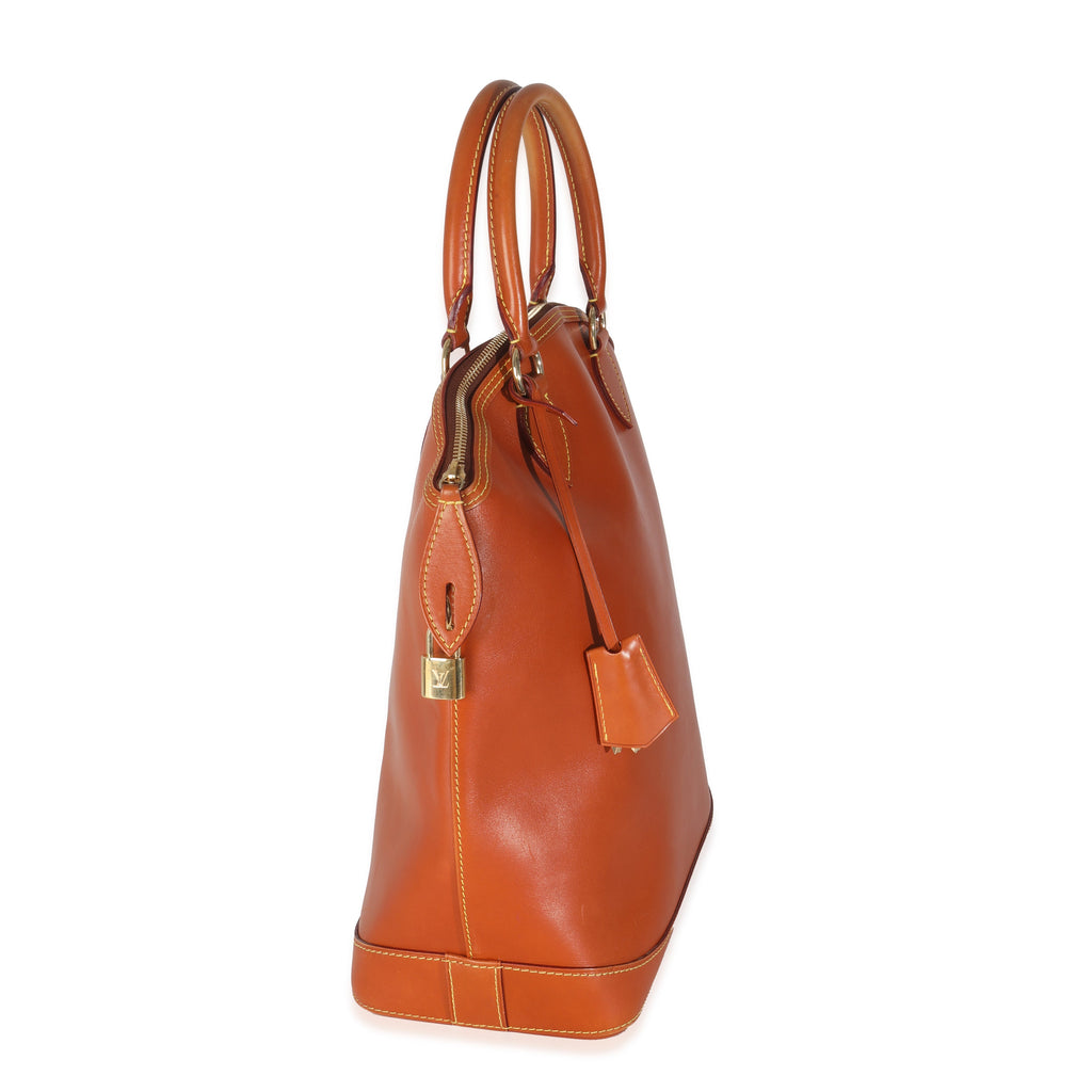 Louis Vuitton Caramel Calfskin Nomade Vertical Lockit