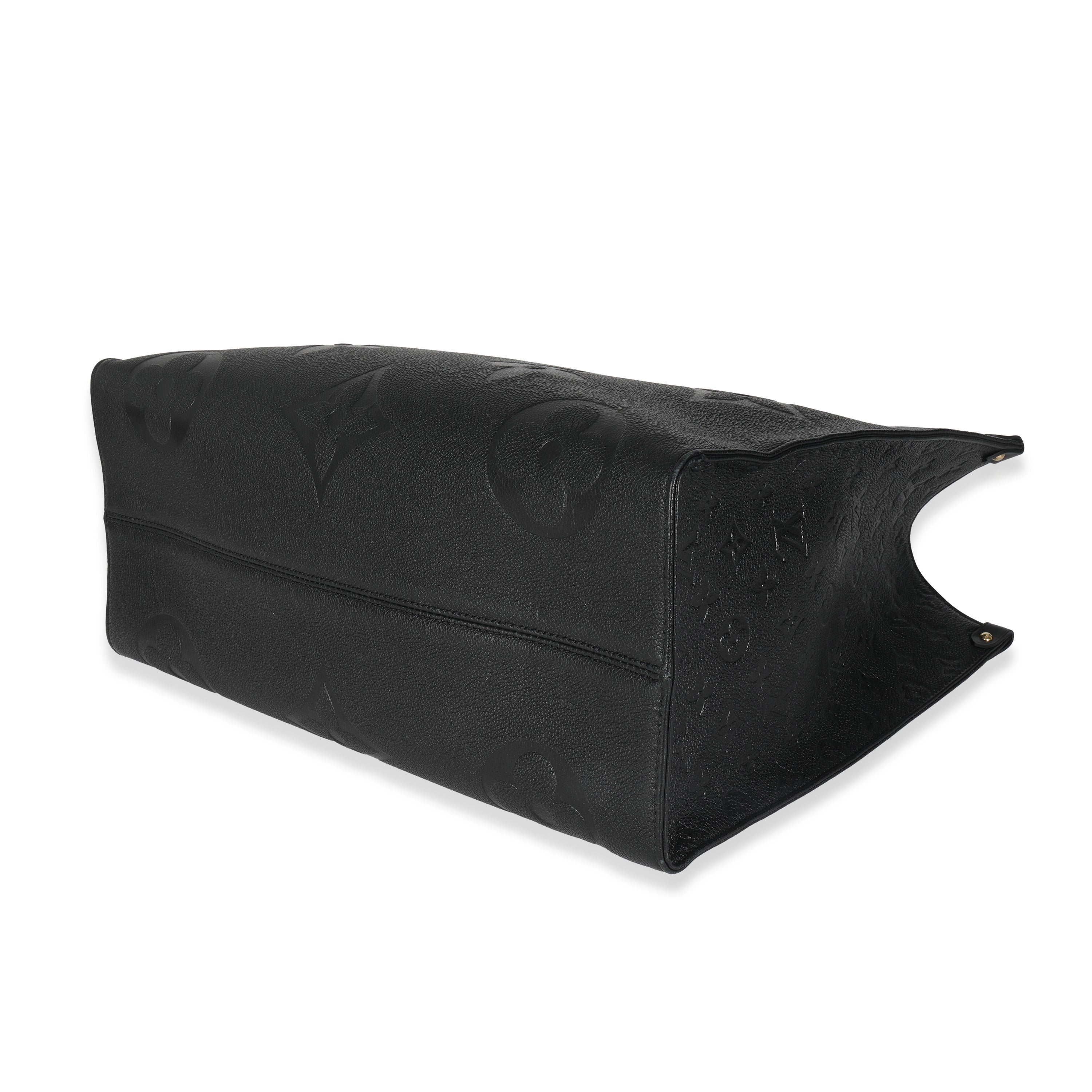 Louis Vuitton Black Monogram Empreinte Onthego GM