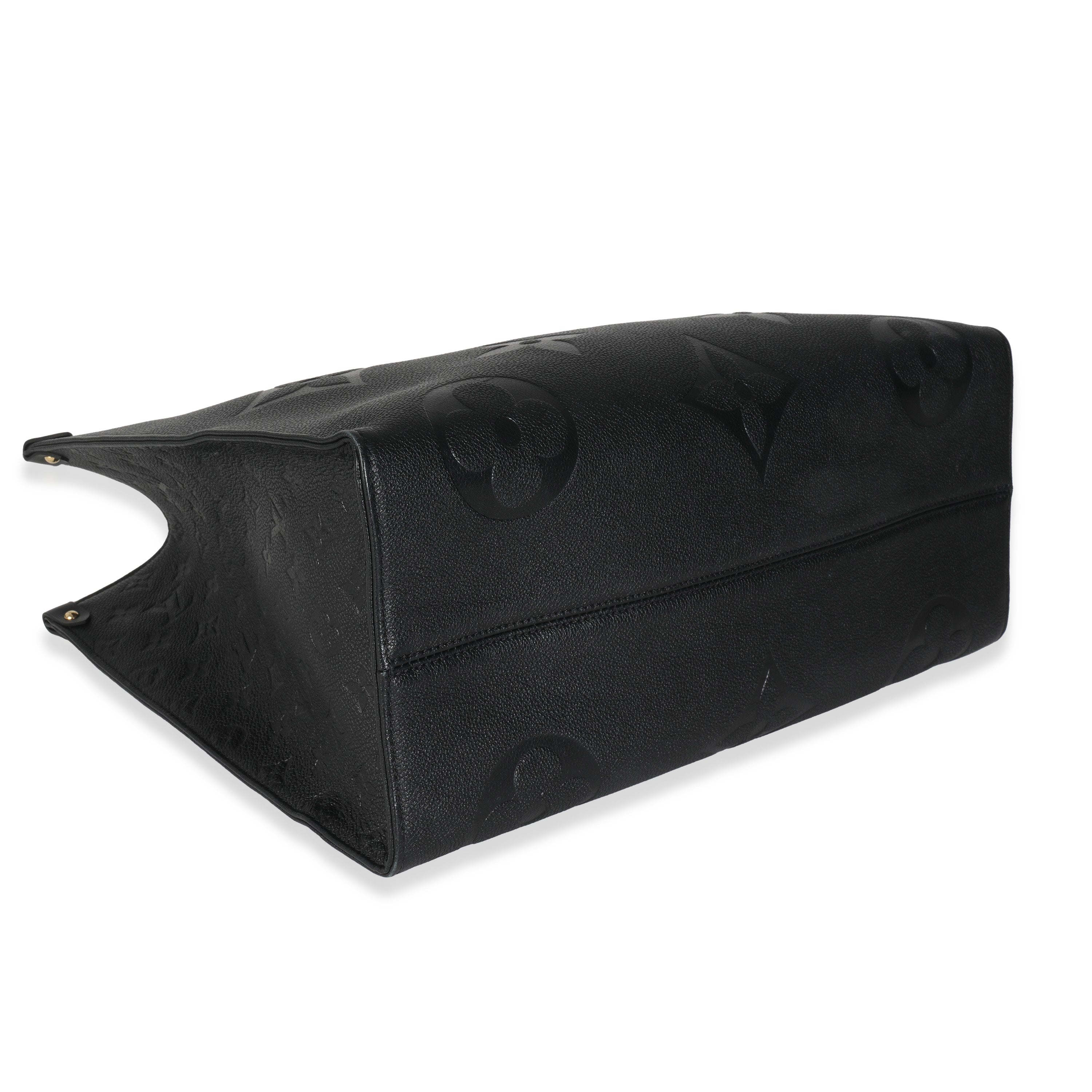 Louis Vuitton Black Monogram Empreinte Onthego GM