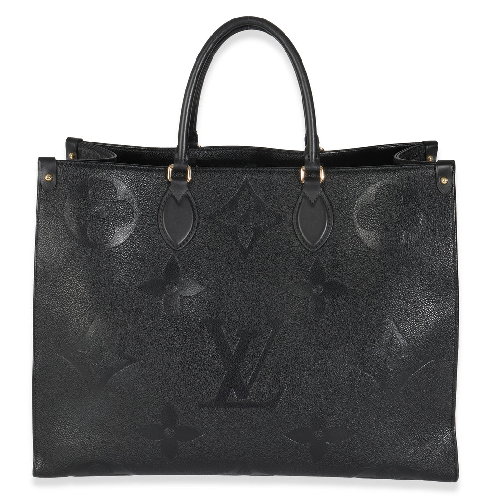 Louis Vuitton Black Monogram Empreinte Onthego GM