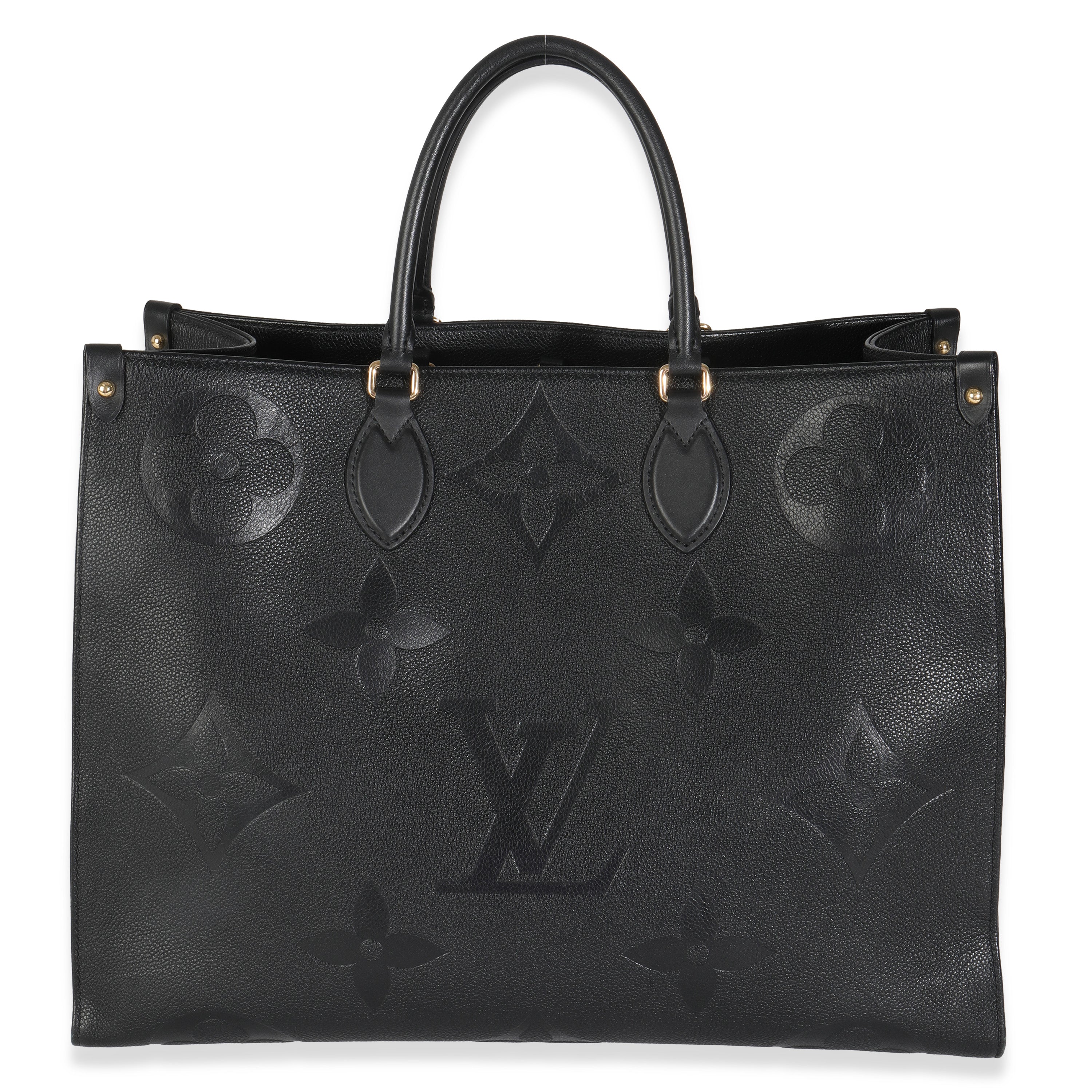Louis Vuitton Black Monogram Empreinte Onthego GM