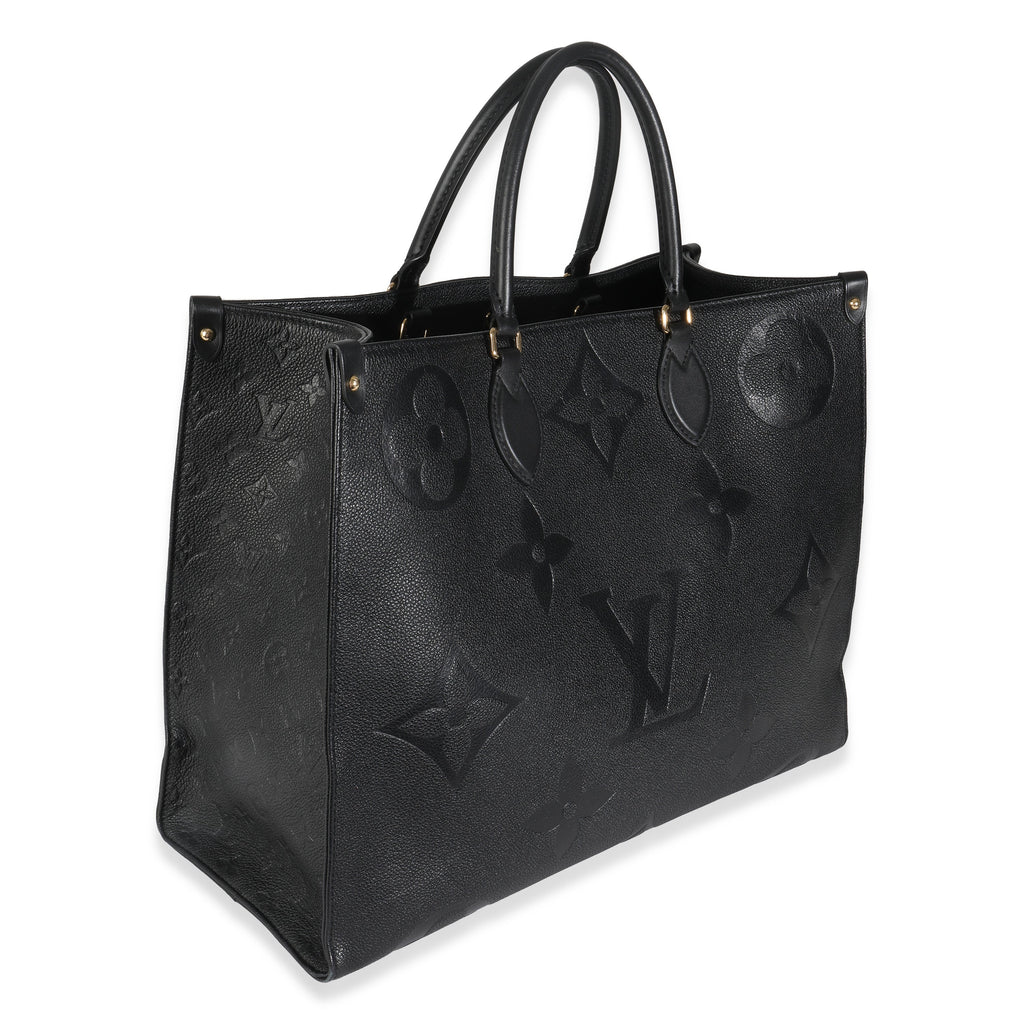 Louis Vuitton Black Monogram Empreinte Onthego GM