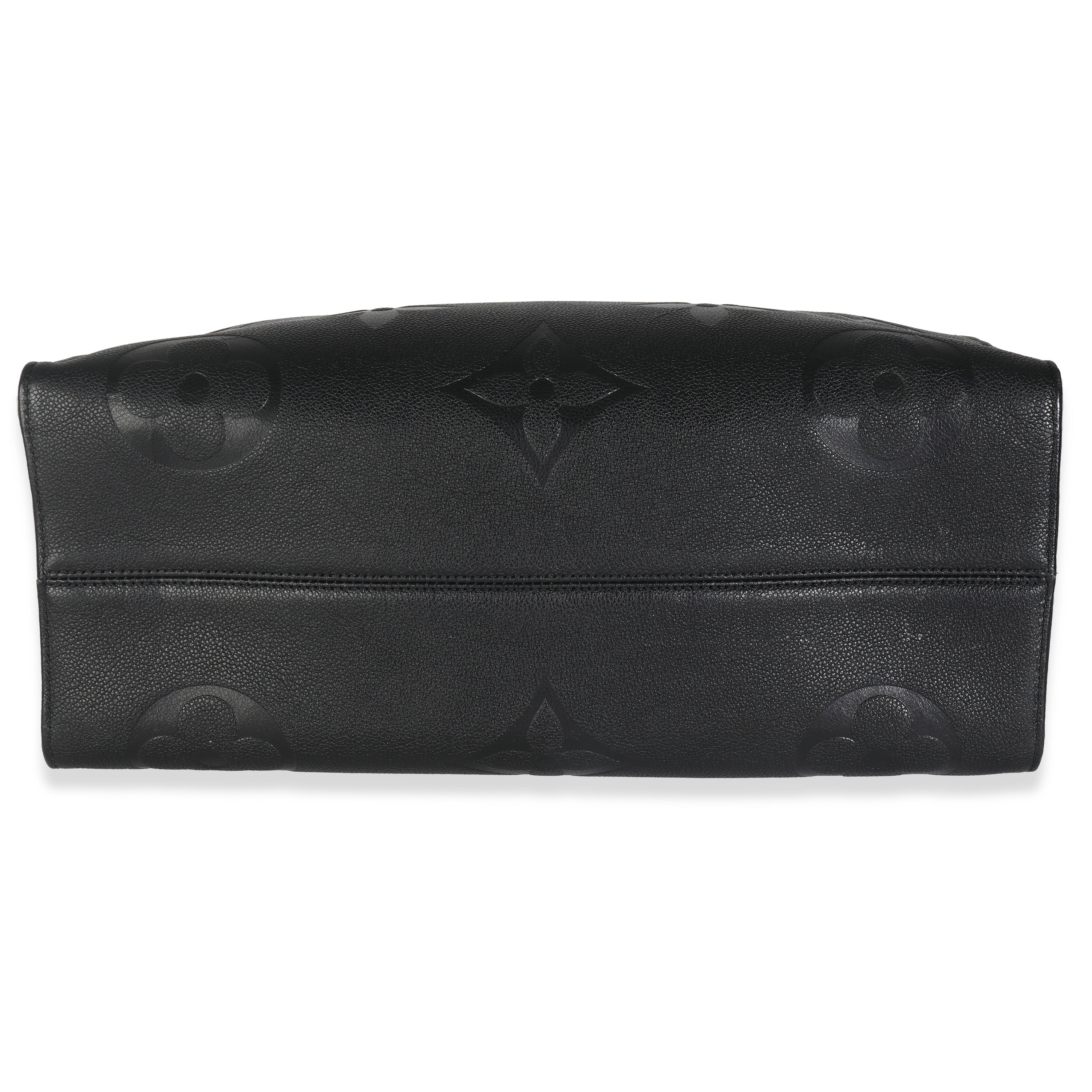 Louis Vuitton Black Monogram Empreinte Onthego GM