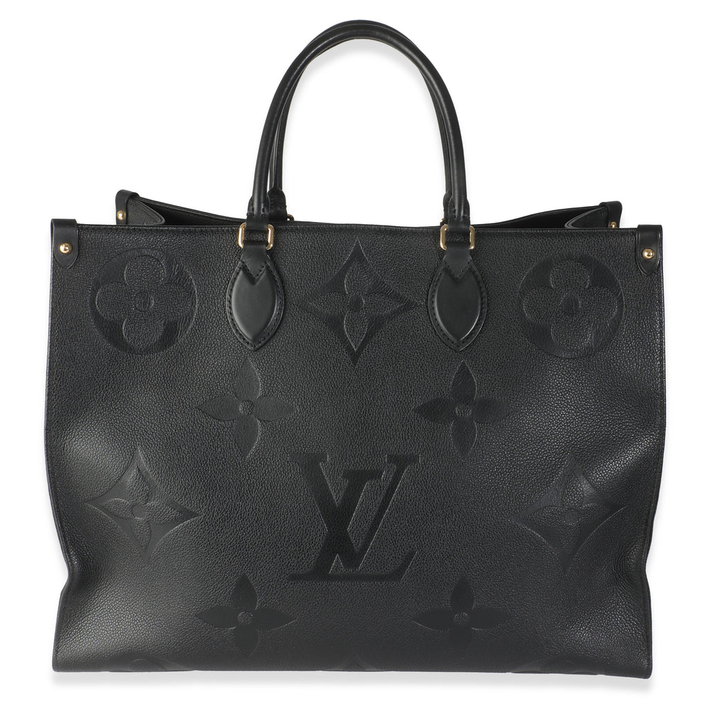 Louis Vuitton Black Monogram Empreinte Onthego GM