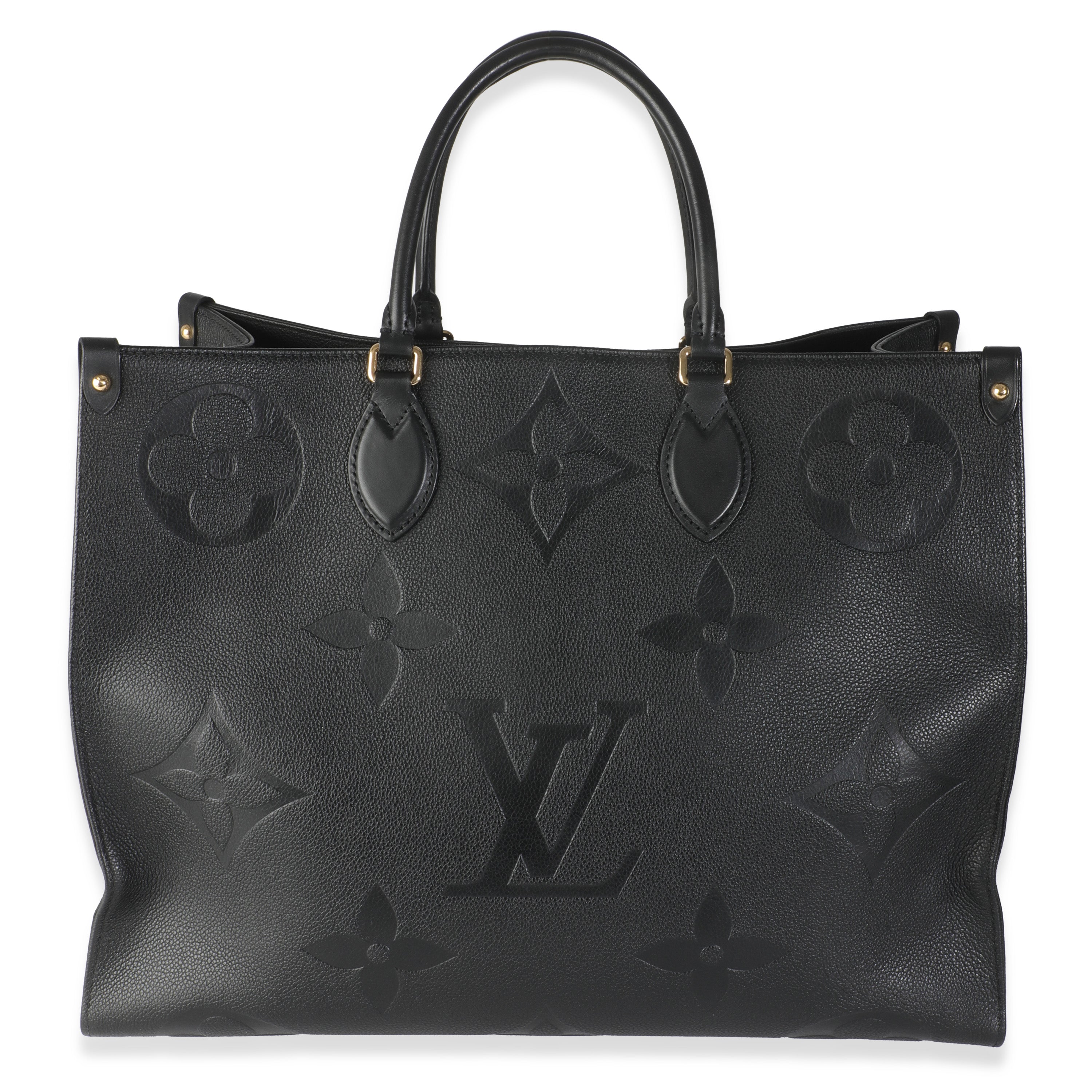 Louis Vuitton Black Monogram Empreinte Onthego GM