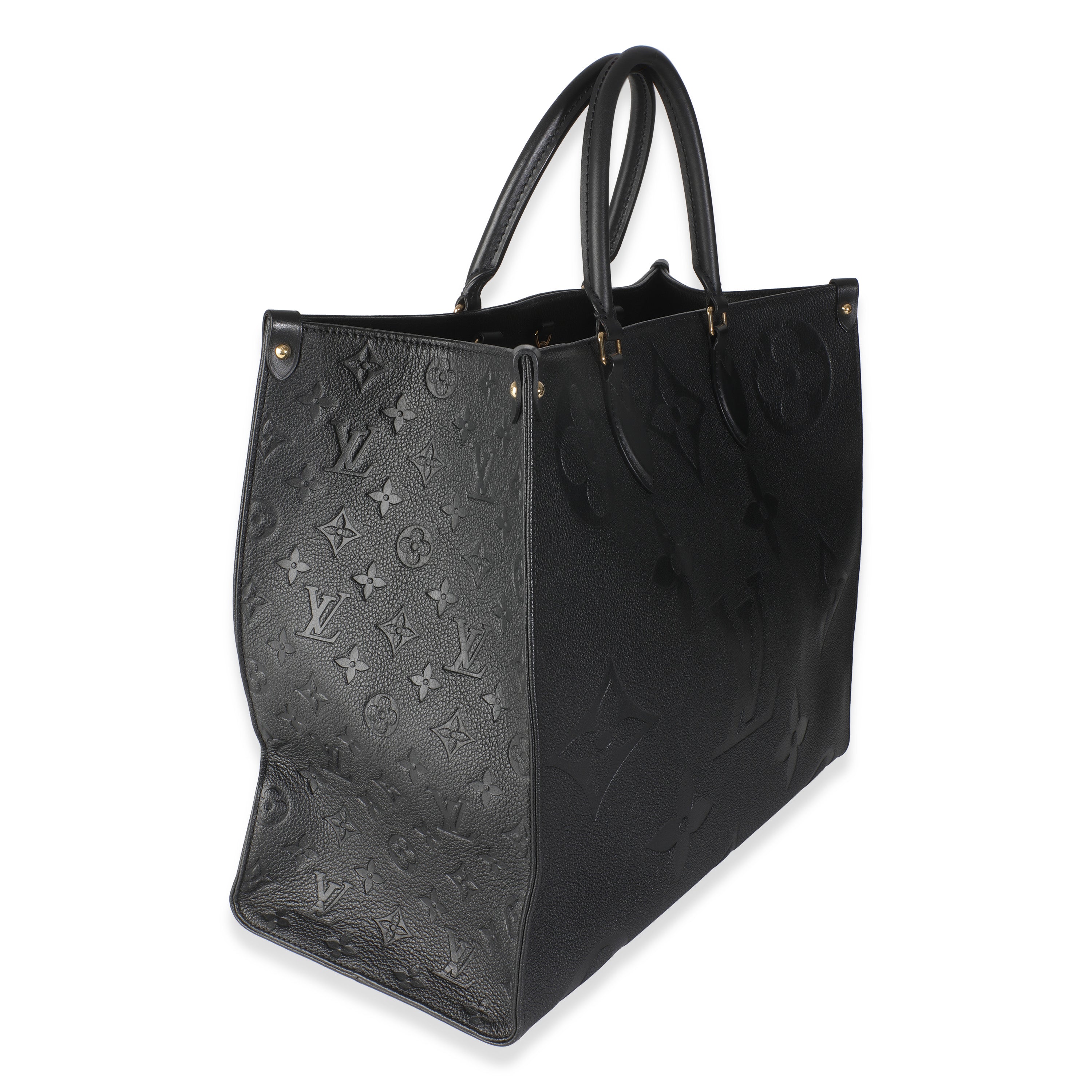 Louis Vuitton Black Monogram Empreinte Onthego GM