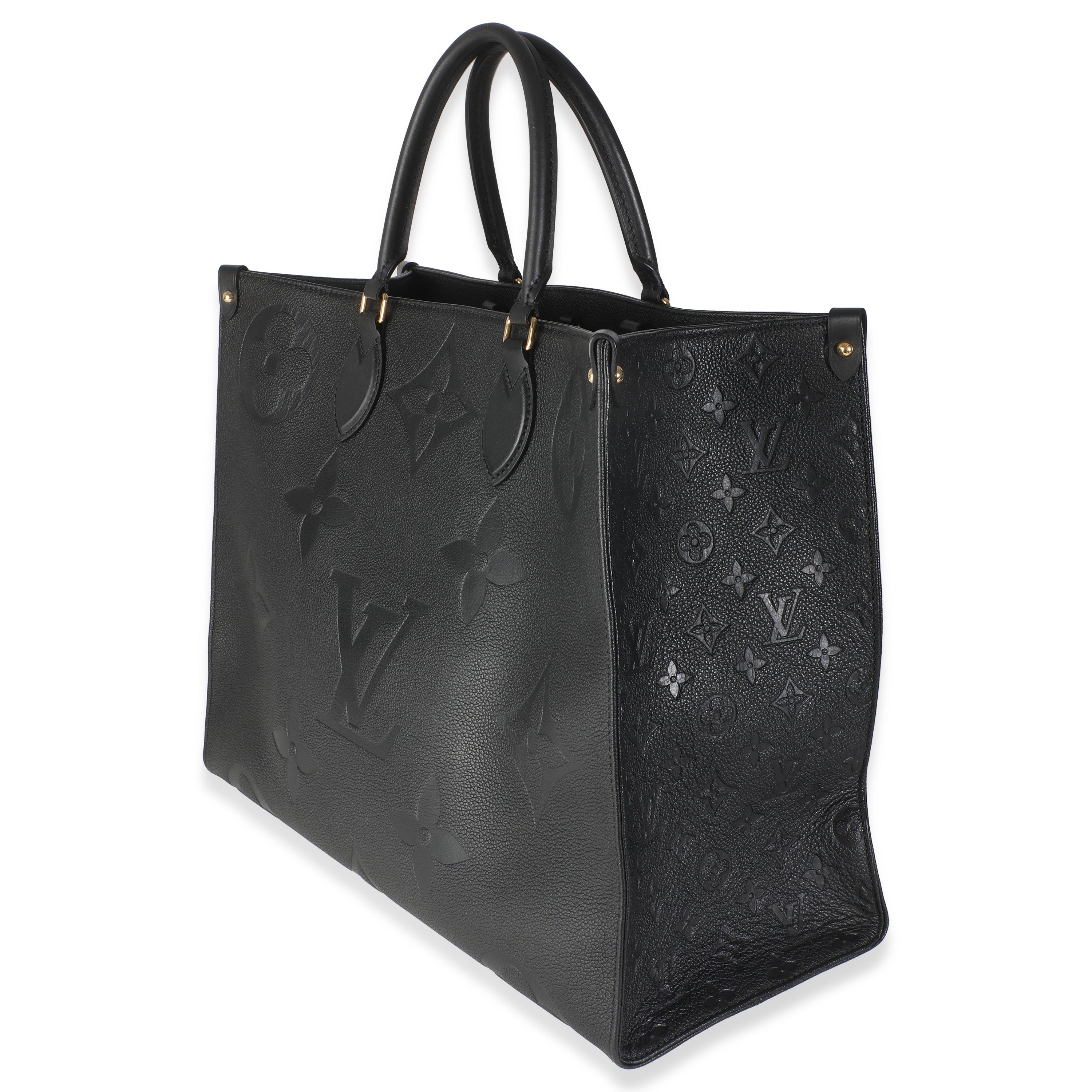 Louis Vuitton Black Monogram Empreinte Onthego GM