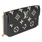 Louis Vuitton Black Beige Empreinte Monogram Giant Felicie Pochette