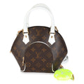 Louis Vuitton White Monogram Canvas LV Match Ellipse BB
