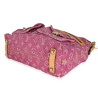 Louis Vuitton Pink Monogram Denim Pleaty Bag