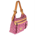 Louis Vuitton Pink Monogram Denim Pleaty Bag