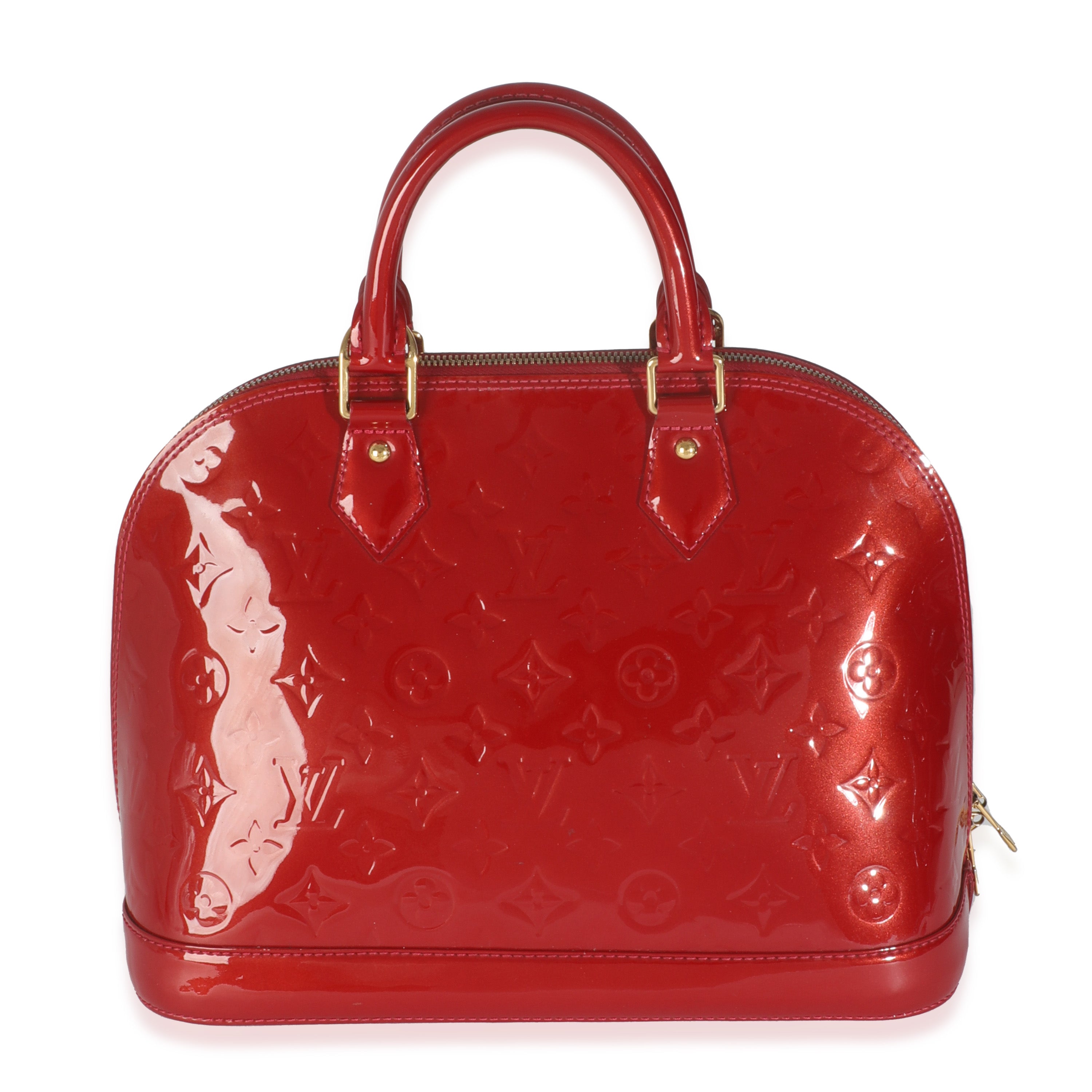 Louis Vuitton Rose Indian Monogram Vernis Alma PM