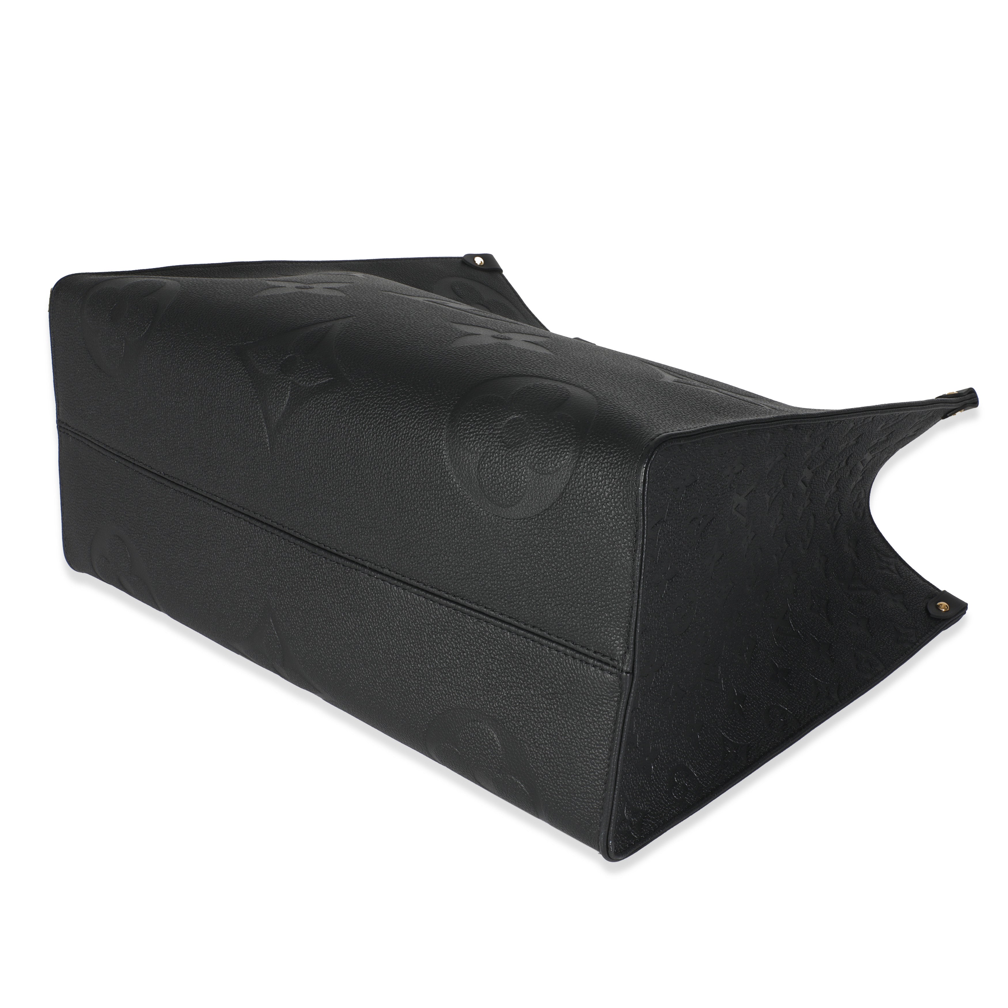 Louis Vuitton Black Monogram Empreinte Onthego GM