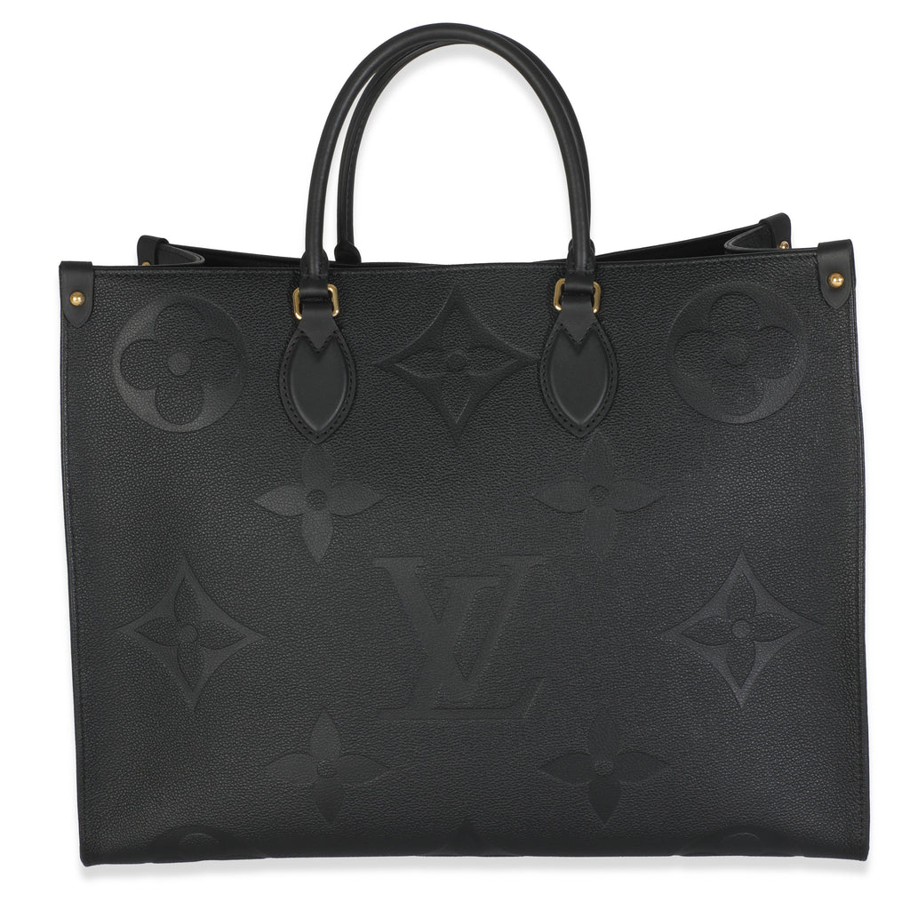Louis Vuitton Black Monogram Empreinte Onthego GM