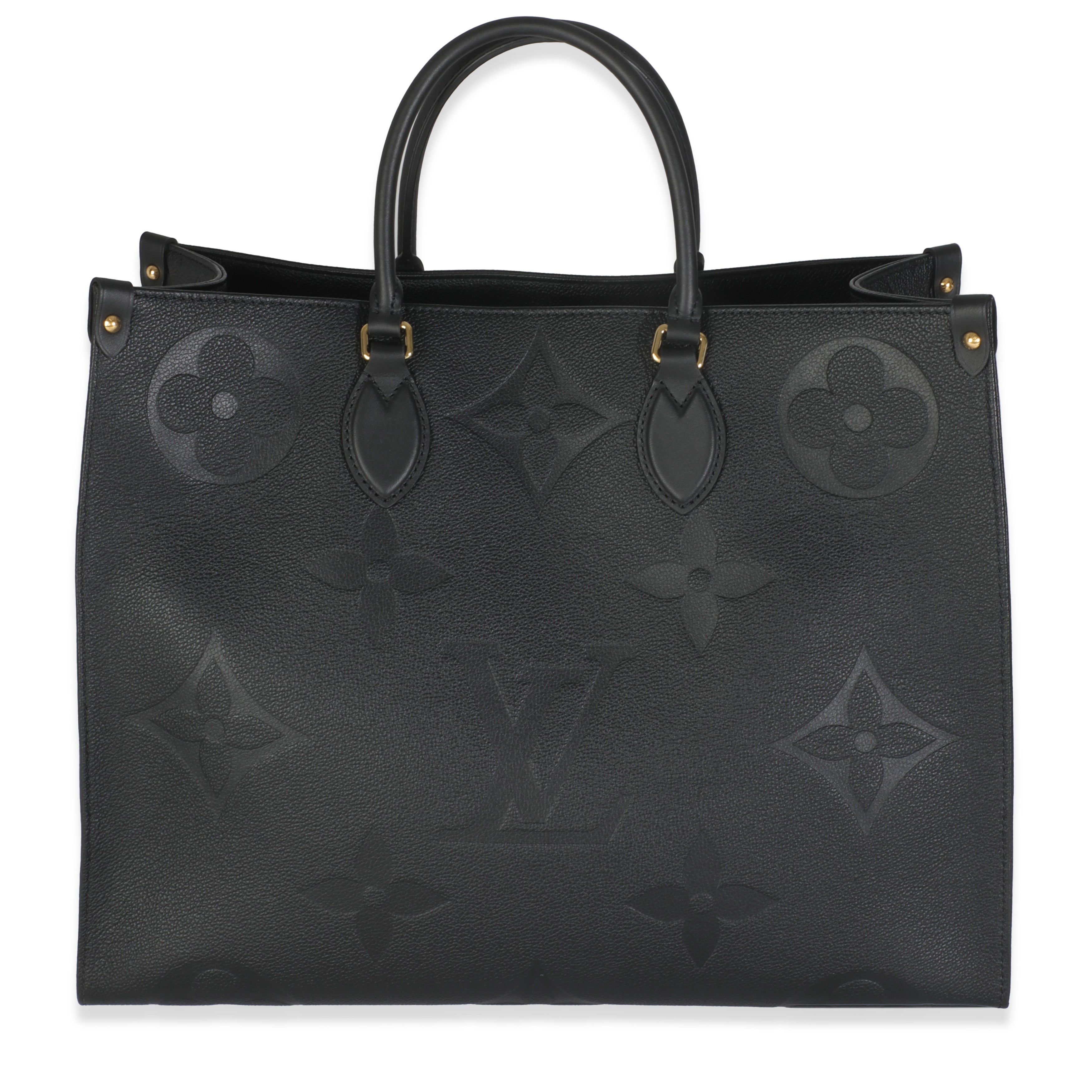 Louis Vuitton Black Monogram Empreinte Onthego GM