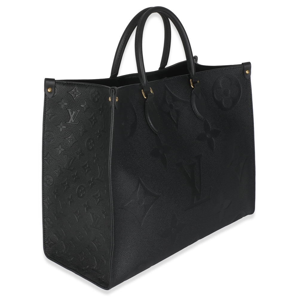 Louis Vuitton Black Monogram Empreinte Onthego GM