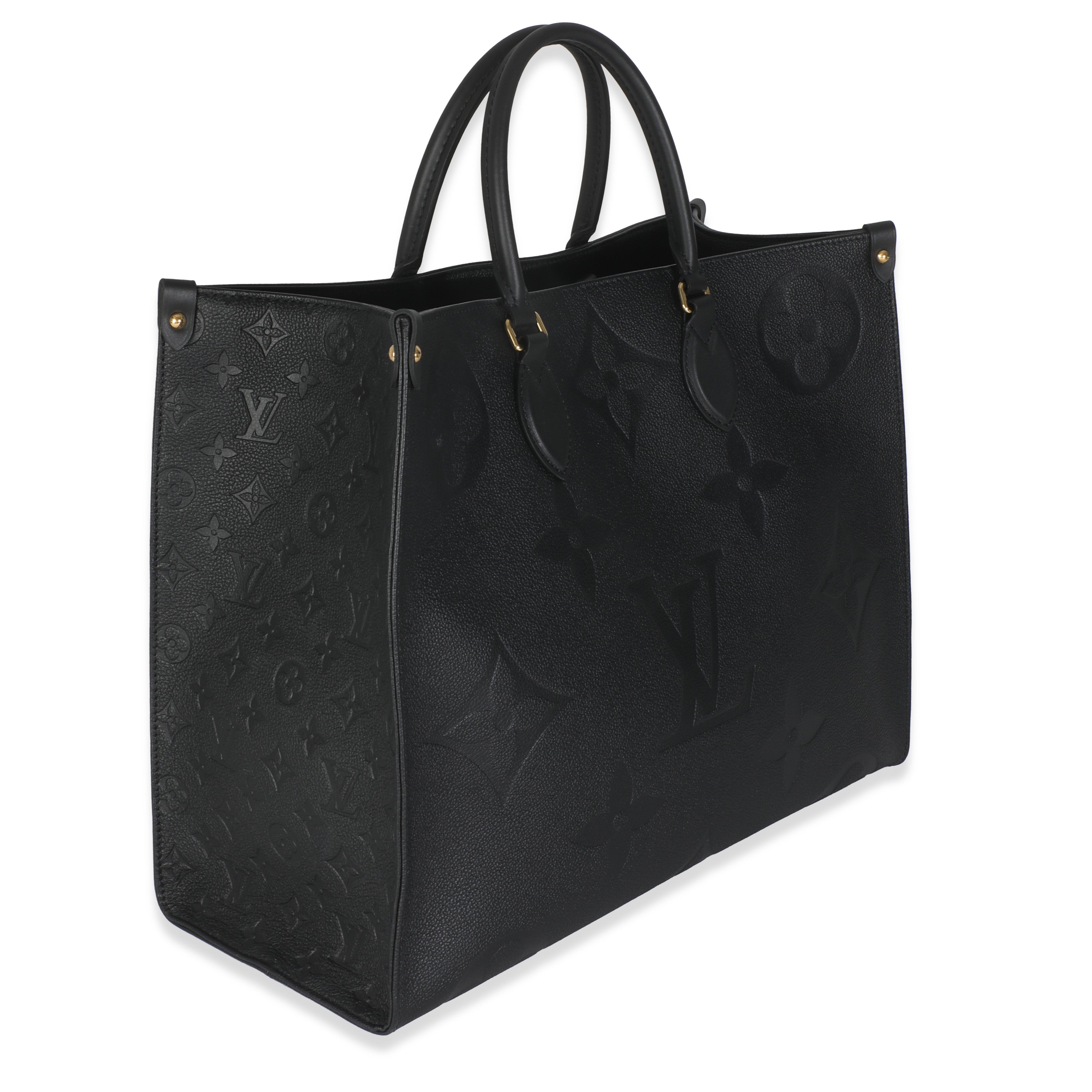 Louis Vuitton Black Monogram Empreinte Onthego GM