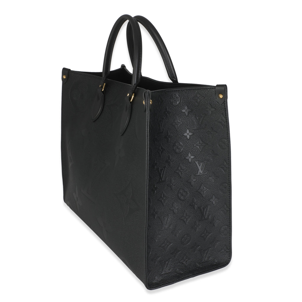 Louis Vuitton Black Monogram Empreinte Onthego GM