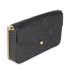 Louis Vuitton Black Monogram Empreinte Felicie Pochette