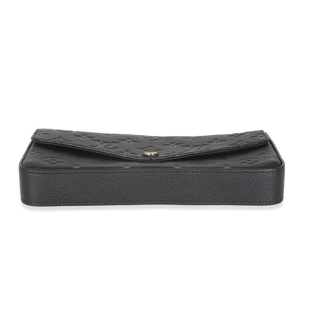 Louis Vuitton Black Monogram Empreinte Felicie Pochette