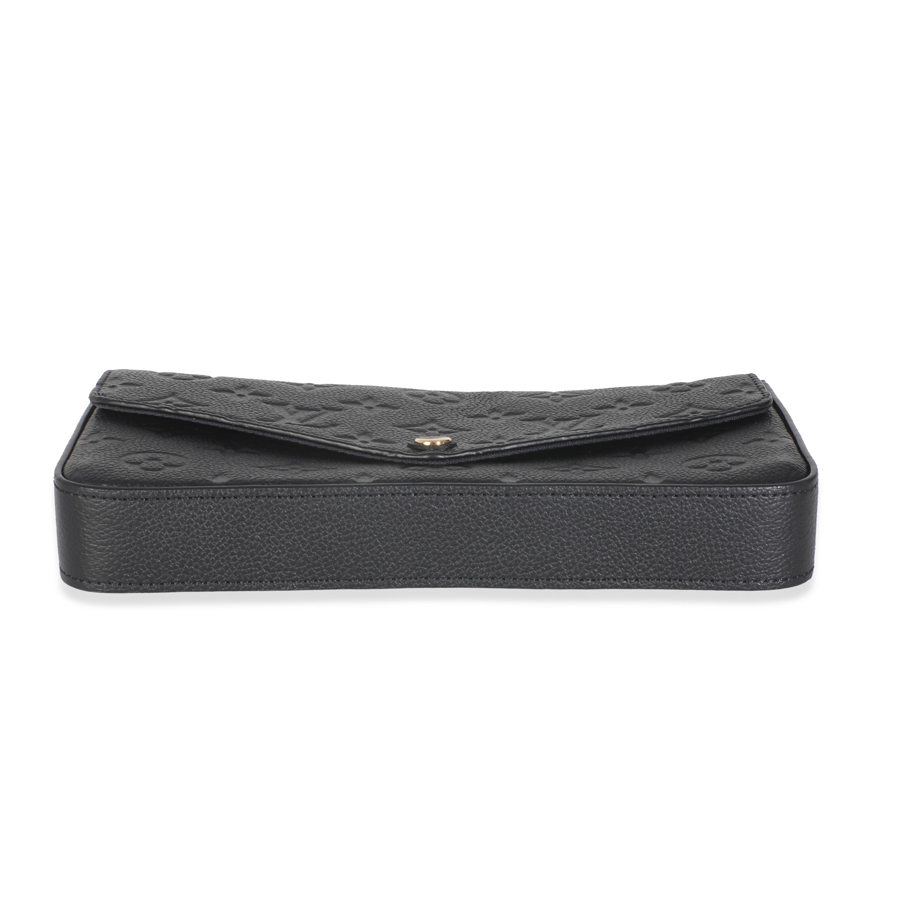 Louis Vuitton Black Monogram Empreinte Felicie Pochette