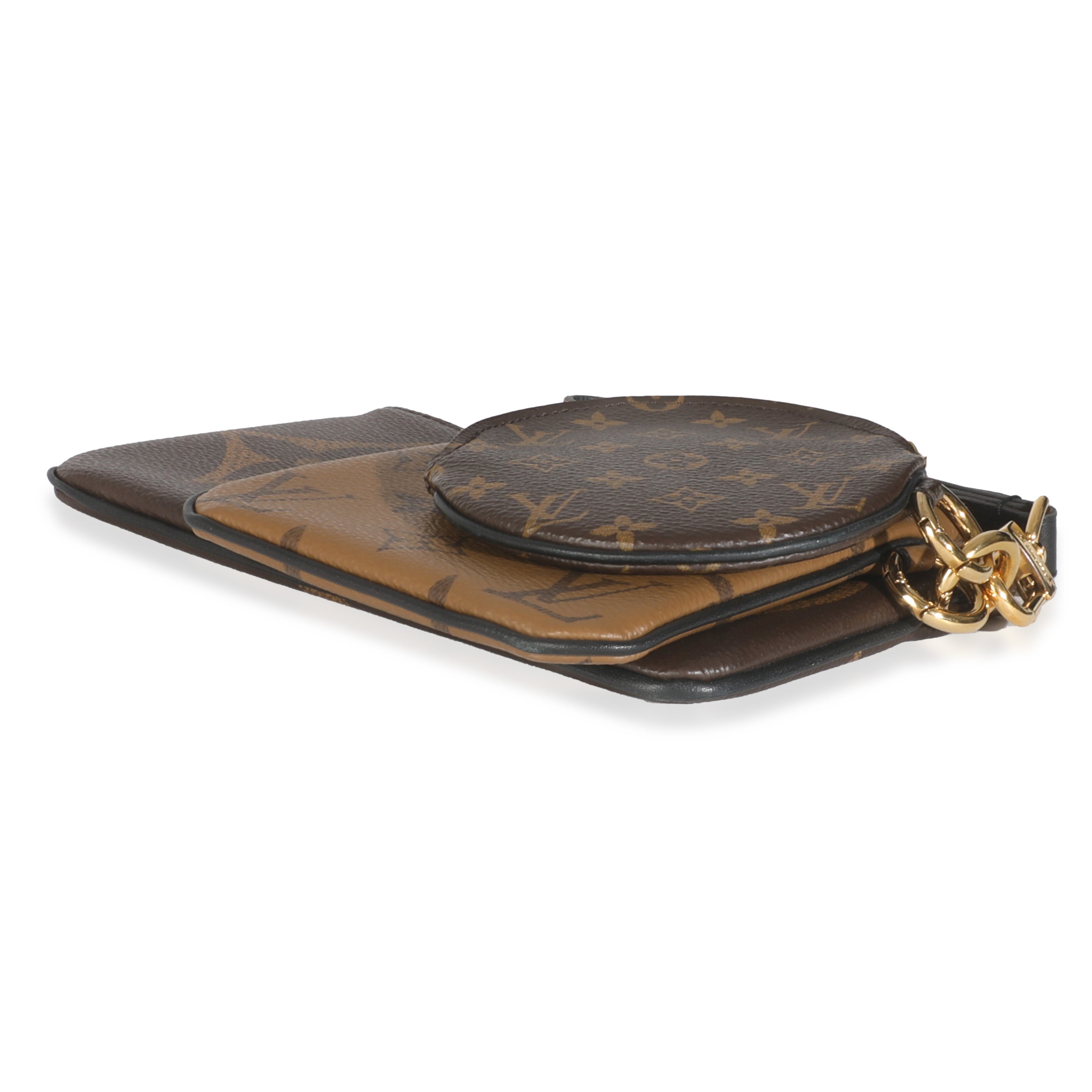 Louis Vuitton Reverse Monogram Canvas Trio Pochette