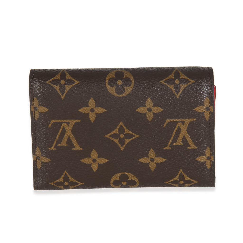 Louis Vuitton Monogram Canvas Flower Lock Compact Wallet
