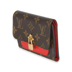 Louis Vuitton Monogram Canvas Flower Lock Compact Wallet